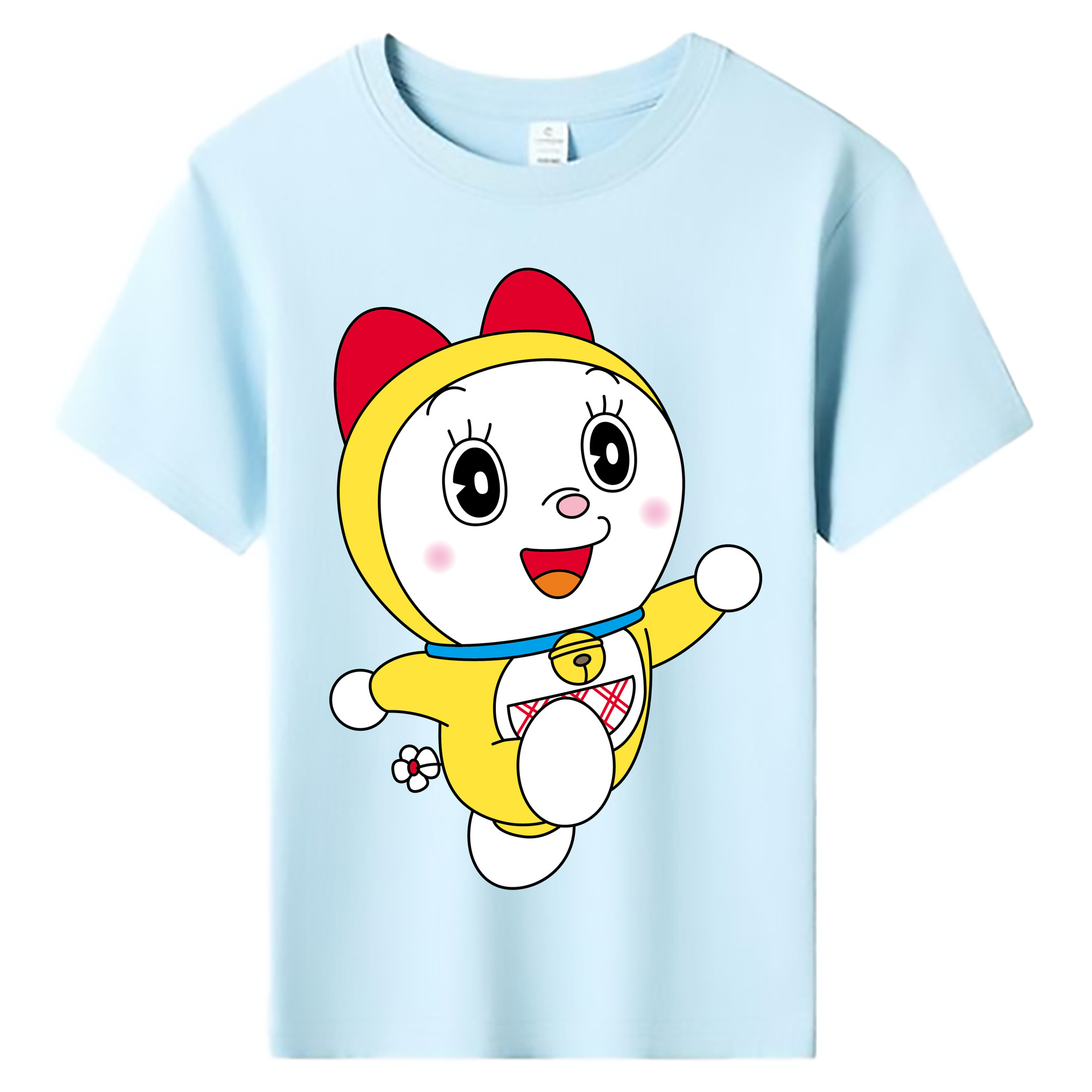 （画像用） ドラえもん ドラミ Doraemon Dorami 綿100％キッズTシャツ（フロントプリント）
